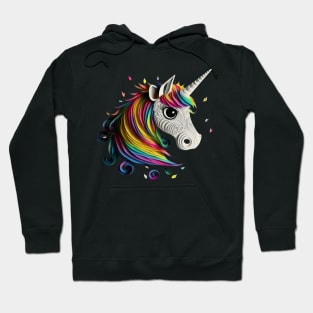 Paperdesign Art Of A Cute Unicorn 2 Hoodie